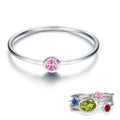 Mother Birthstone Stackable Ring Set