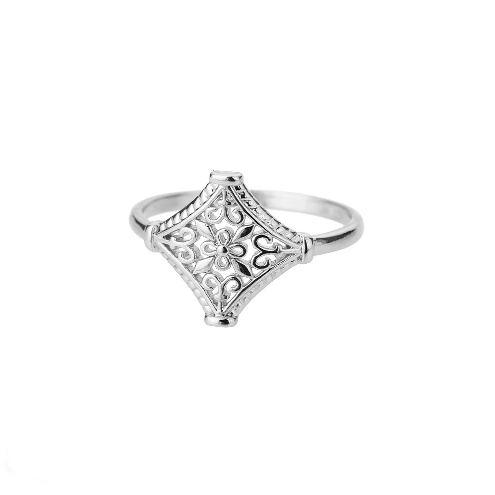 Heart Zircon Open Ring